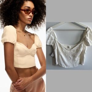 L WILFRED Novella Cap Sleeve Blouse